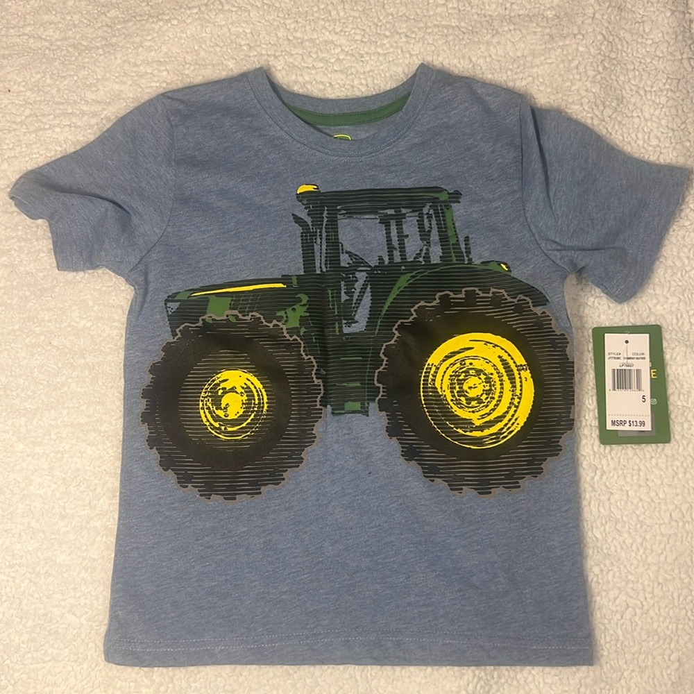 5T John Deere Boys T shirt